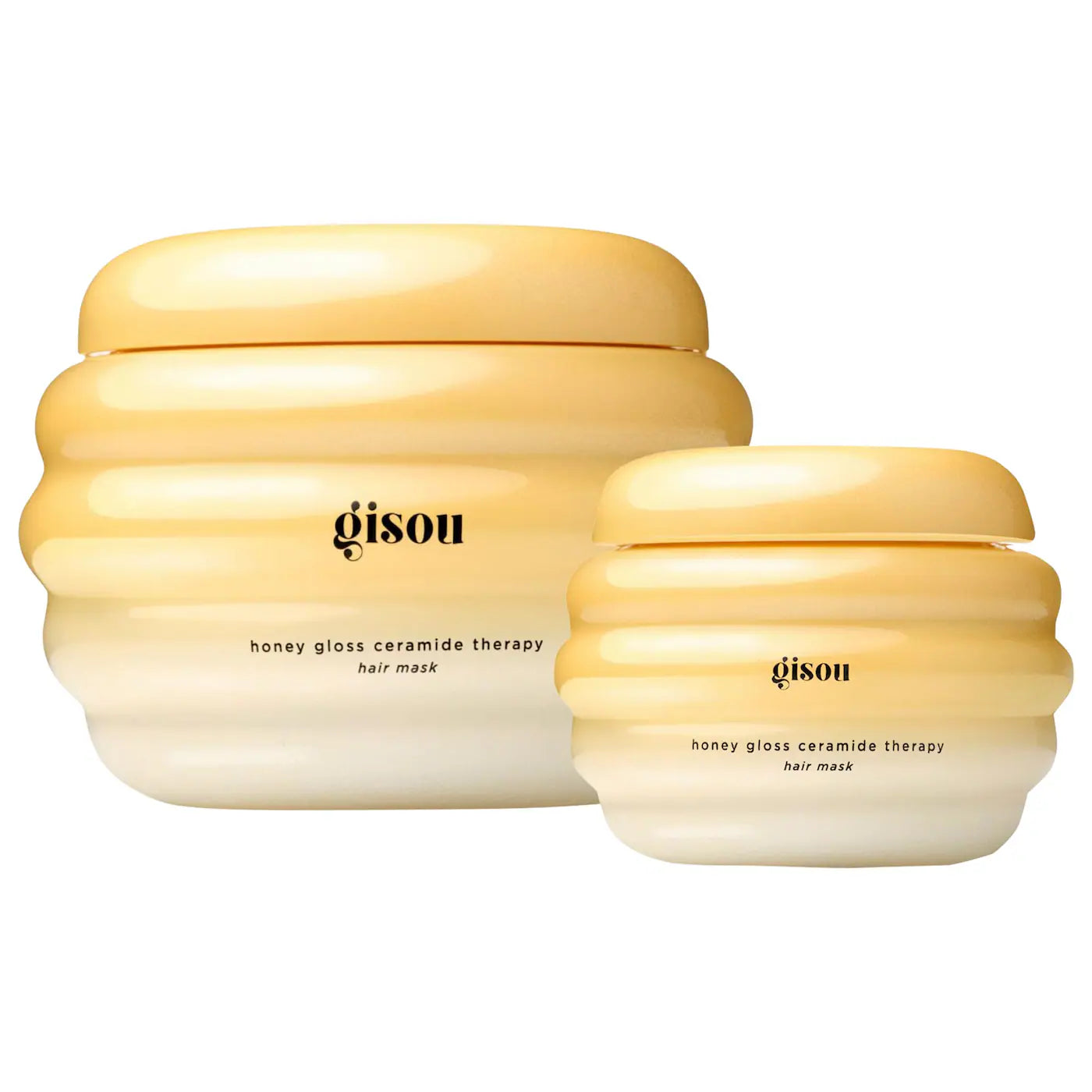Sobre pedido: Gisou Honey Gloss Ceramide Therapy Hydrating Hair Mask Duo